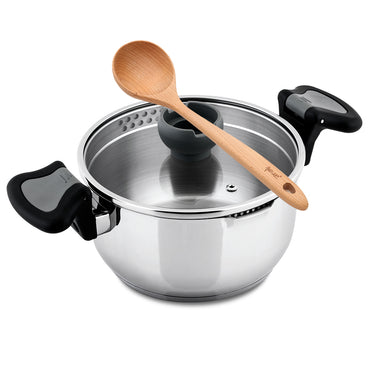 Aron 24 x 13.5cm Non Stick Casserole with Strainer
